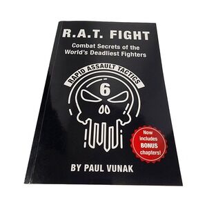 RAT FIGHT Combat Secrets Paul Vunak Rapid Assault Tactics Book JKD Self Defense